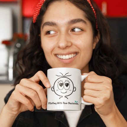 flirting with poor decisions mug yasumoti